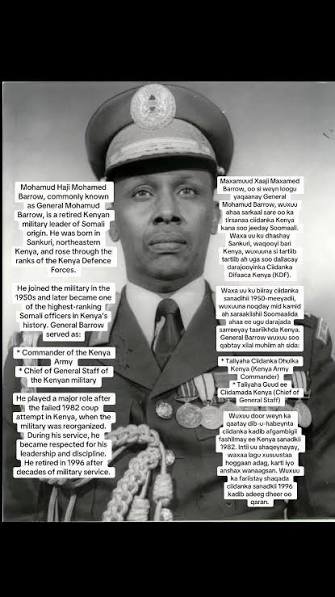 General Mohamud Barrow: The Kenyan General Who Saved Kenya from Cannibalizing Itself in the Infamous 1982 Airforce Coup. https://www.youtube.com/watch?v=82kM_NGRjBo